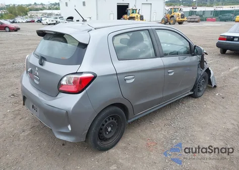 2021 Mitsubishi Mirage Carbonite Edition/Es/Le из США, поврежденный, VIN ML32AUHJXMH005095